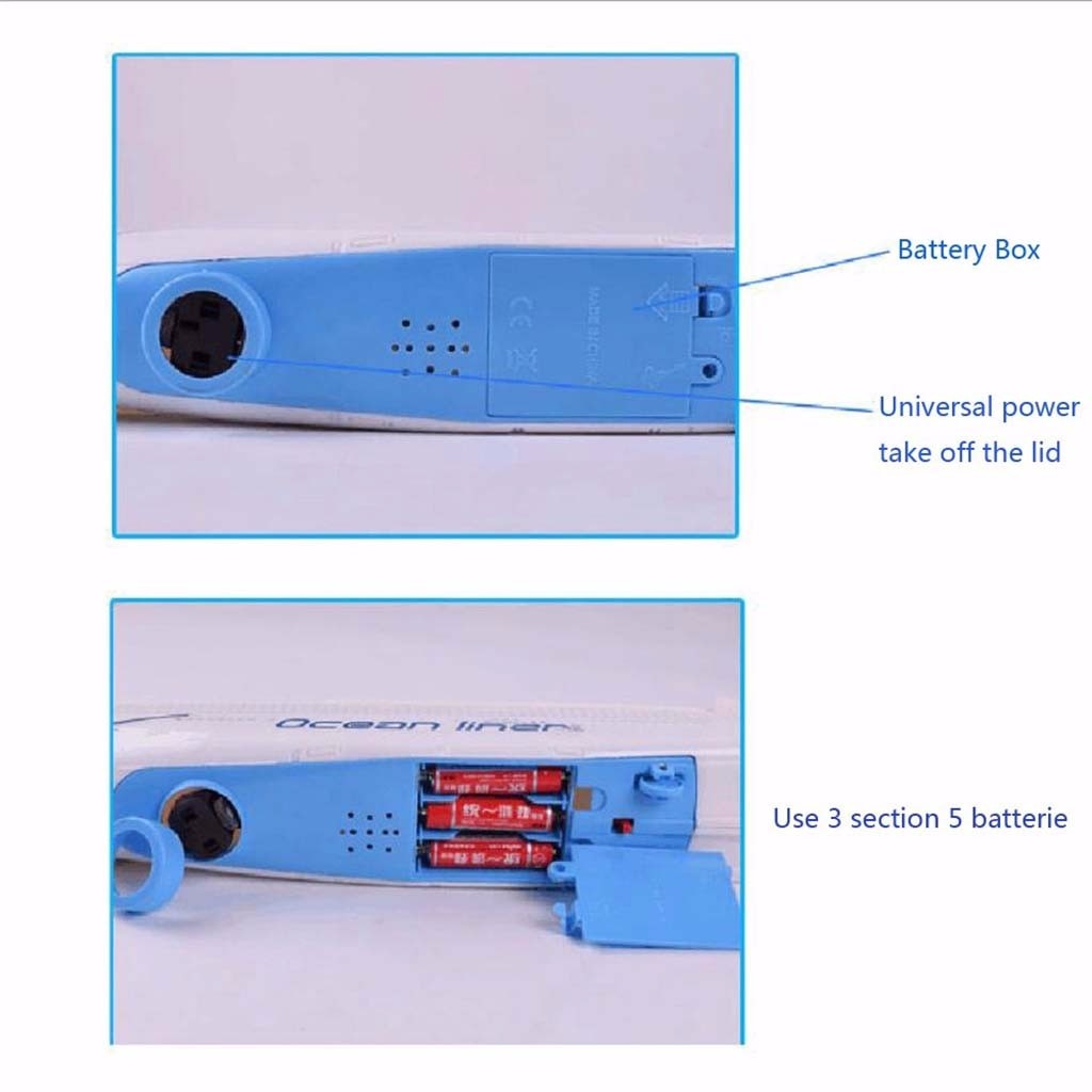 Incandescente navata giocattolo di musica Universale navata giocattolo con musica leggera crociera Bambini colorato oceano navata Barca Elettrica Barca di portato Lampeggiante