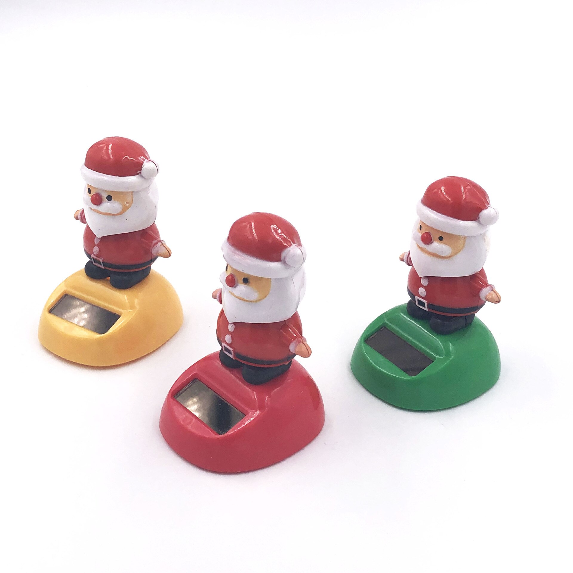 Kerstman Auto Decoratie Kerst Auto Solar Hoofd Pop Kerst Decoratie Auto-interieur