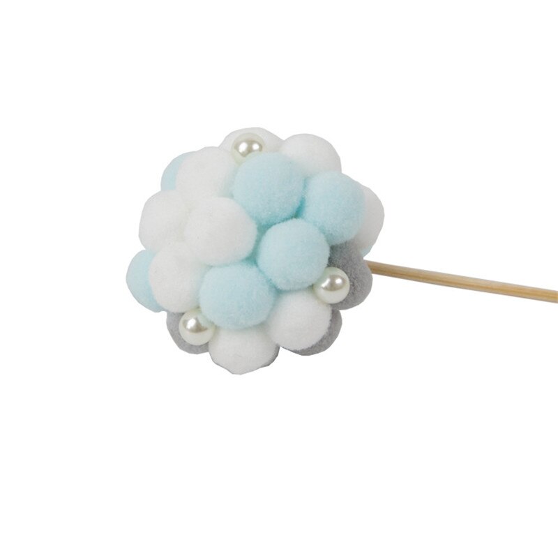 1 sztuk DIY Wykonany ręcznie Macaron pompon kolorowe włosy piłka baner dekoracyjny dekoracja robić pokoju dziecięcego pościel zderzaki dla dziecka akcesoria dla dzieci