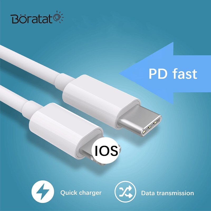 2M 2.4A szybka ładowarka kabel danych rodzaj-C kabel danych dla iPhone 11 / XR / XsMax / 8 Lampa błyskowa kabel ładowania kabel telefonu komórkowego