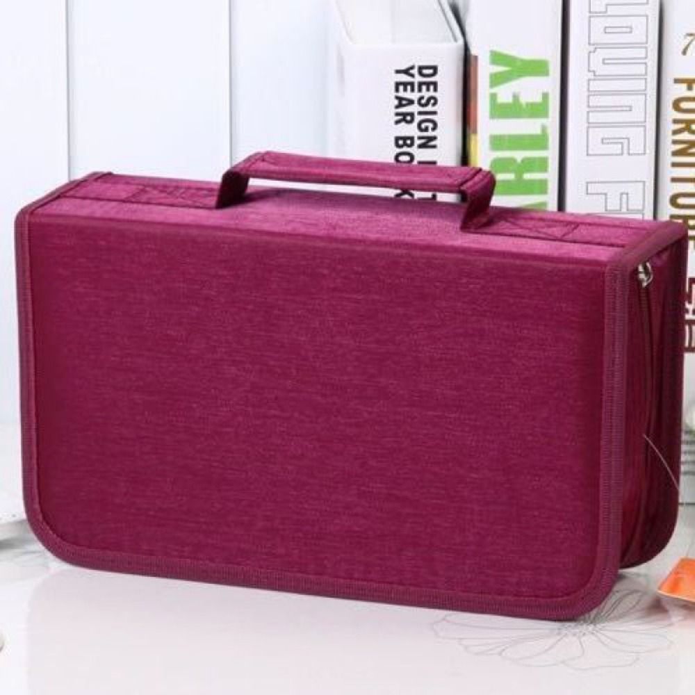 Travel Disc Box DVD Storage Bag CD Wallet Zipper Car Space Saving Large Capacity 128 CDs Home Holder Black: Dark Khaki