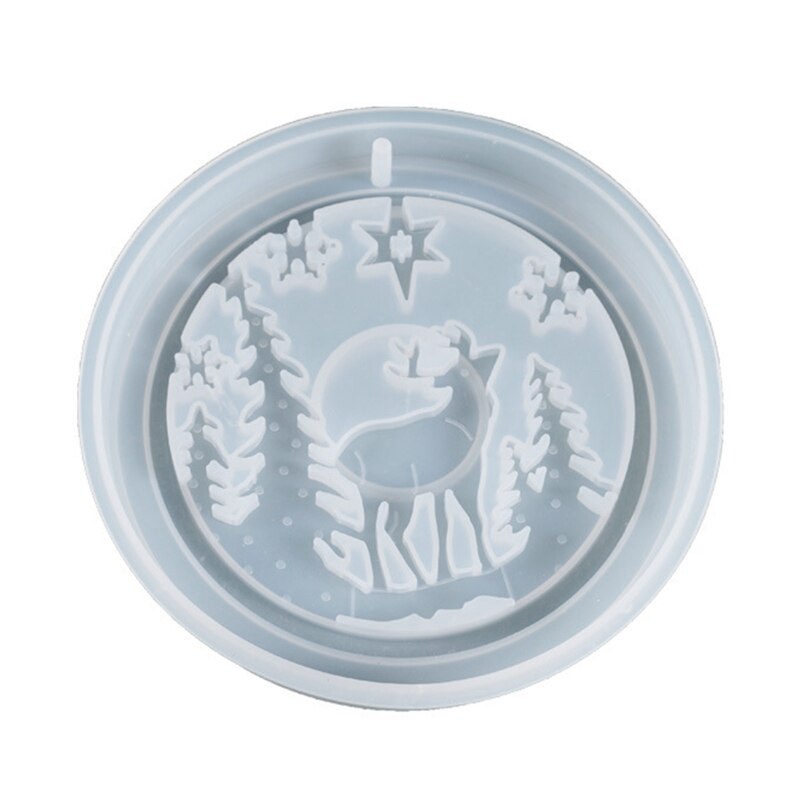 Diy Kerst Vermeld Hanger Casting Silicone Mould Ambachten Decoratie Sieraden Maken Toolscrystal Epoxyhars Mal: B