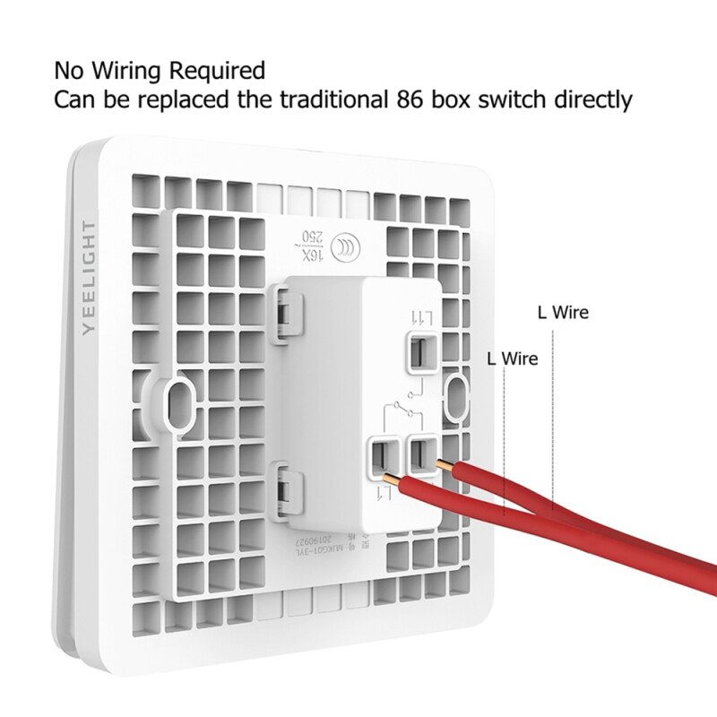 Slisaon Switch Wall Switch Open Dual Control Switch 2 Modes Flex Switch Over Intelligent Lamp Light Switch For Smart Home