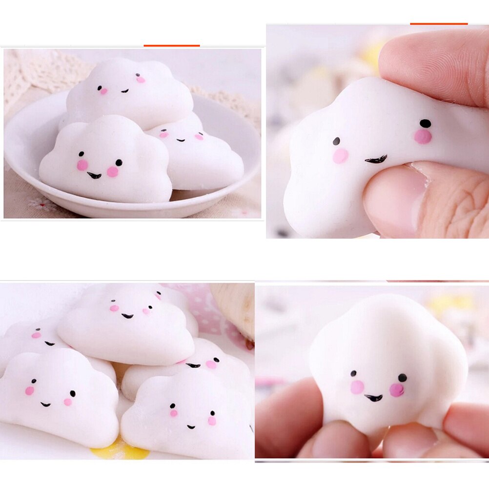 Ushihito Kawaii Nette Squishy Mini Kleine Wolke Weichen quetschen Drücken Sie Langsam steigend Telefon Gurt Brot Kuchen Kind Spielzeug Hobbie