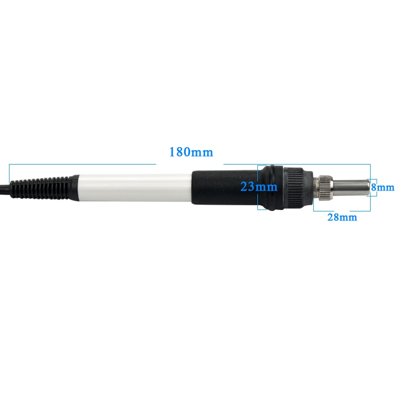 YIMAKER For HAKKO T12 Soldering iron Station Handle welding connector with GX12MM air head plug