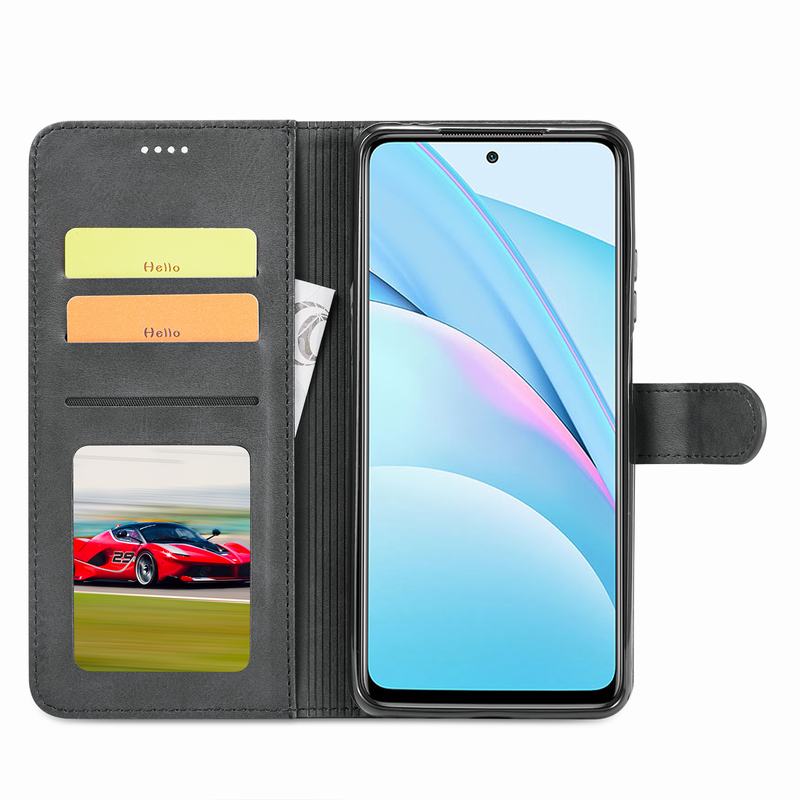 Funda magnética con tapa para Xiaomi Mi 10T Lite 5G, carcasa lujosa de cuero para teléfono móvil