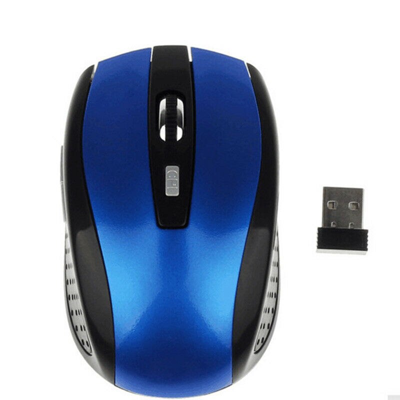USB Wireless Mouse 1600DPI Adjustable Receiver Optical Computer Mouse 2.4GHz Ergonomic Mice For PC Laptop Mouse: Wireless C