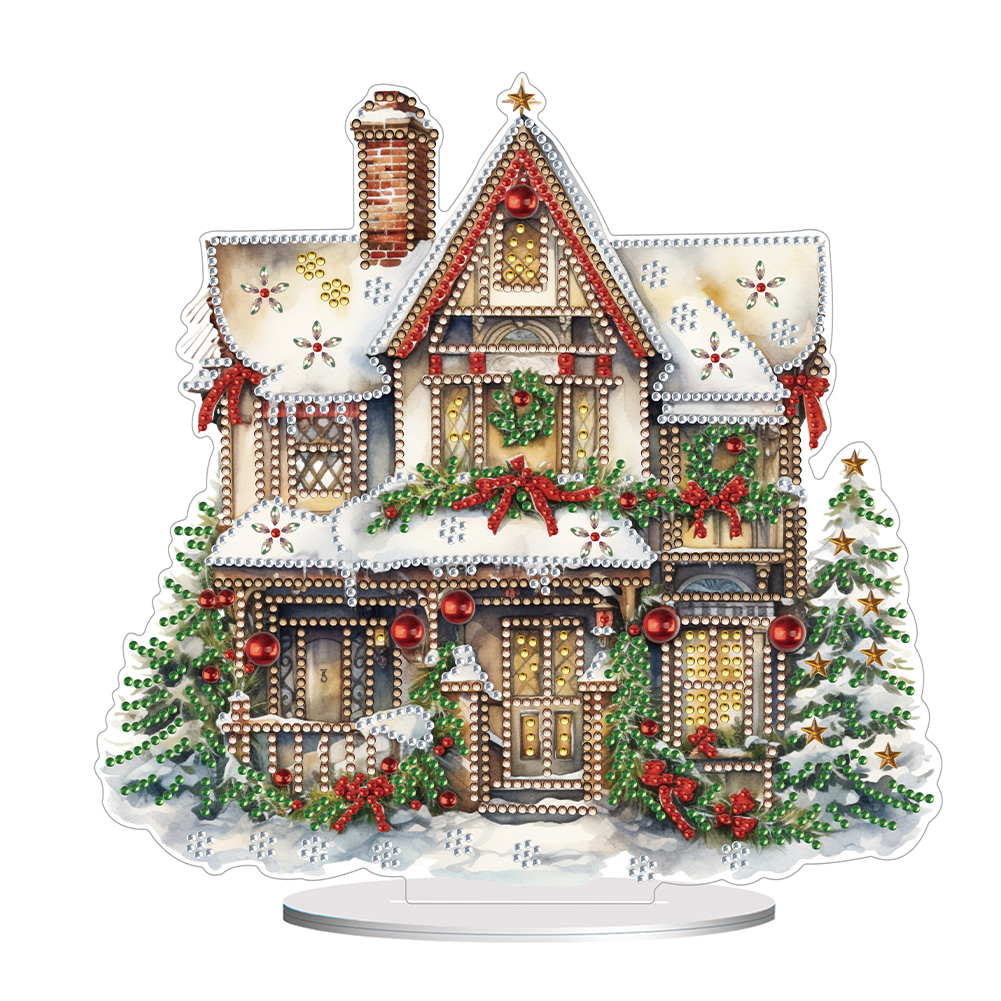 Special Shape Desktop Diamond Painting Ornament Christmas Table Top Diamond Painting Decor for Home Office Decor