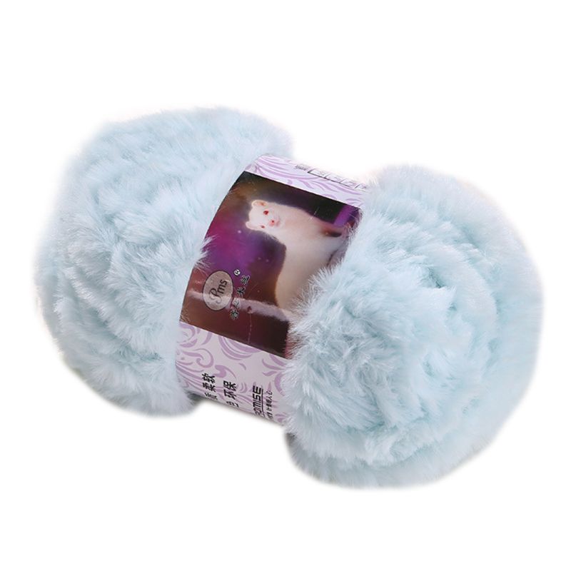 50g/Ball DIY Fluffy Plush Chunky Knitting Yarn Hand-Woven Crochet Velvet Thread 77HE