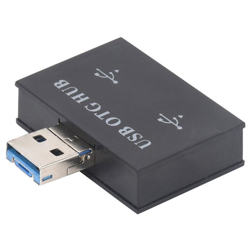 Micro-Usb Hub Usb Otg Adapter Mini Dual USB2.0 Splitter Hub Voor Telefoon Muis Toetsenbord Usb Flash Drive