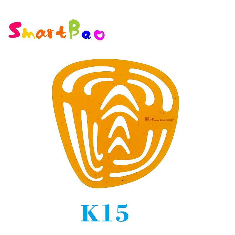 Arc Drawing Stencil Drafting Template K15: Default Title