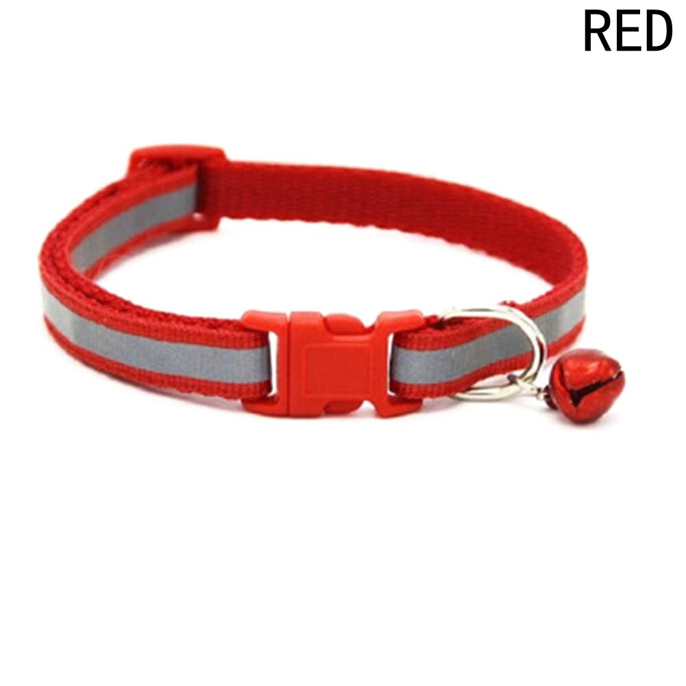 Collier pour animaux de compagnie coloré brillant | Collier de sécurité réfléchissant, avec boucle brillante, pour chiens, chats, chiot chaton, fournitures adorables
