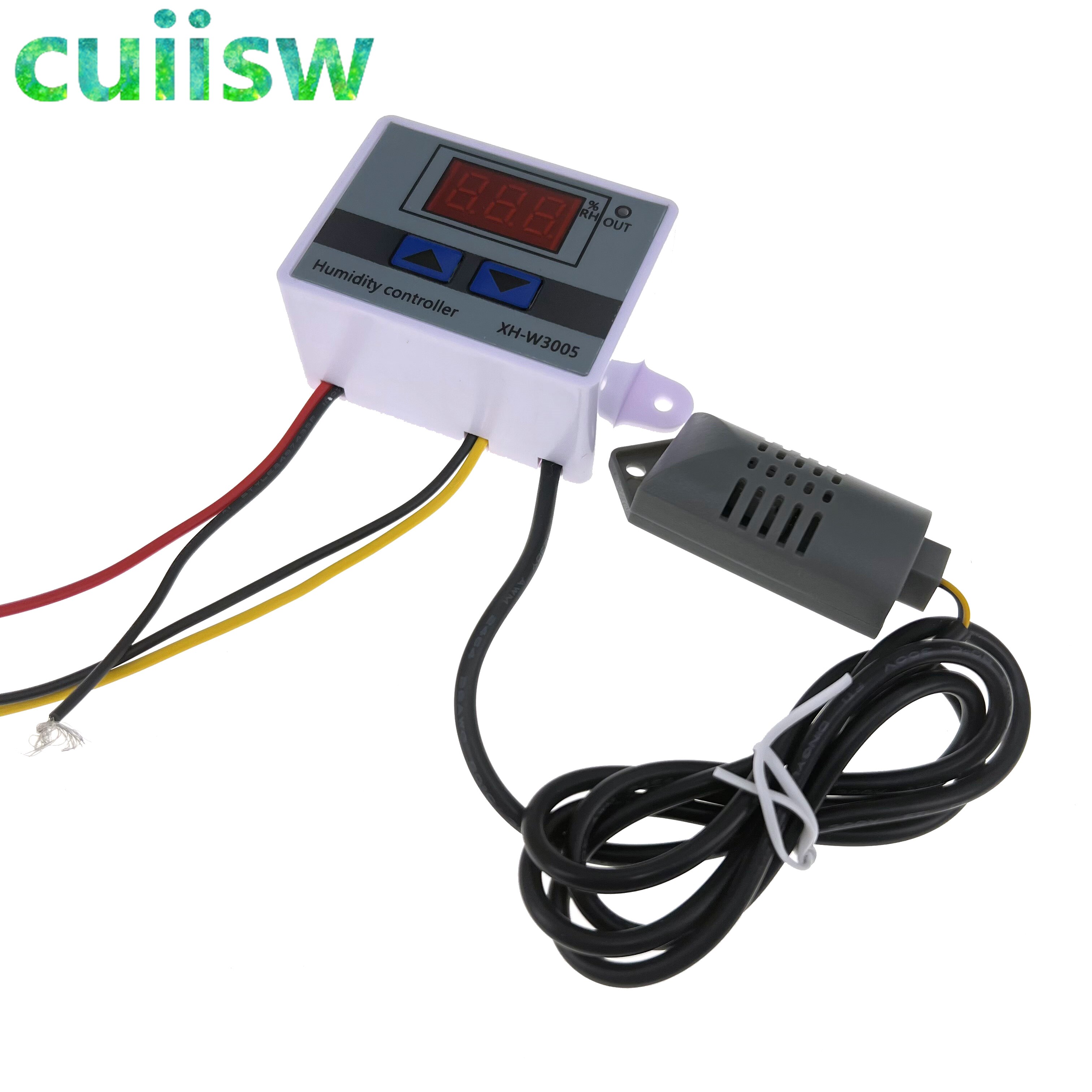 W3005 110V 220V 12V Digital Humidity Controller instrument Humidity control Switch hygrostat Hygrometer SHT20 Humidity sensor