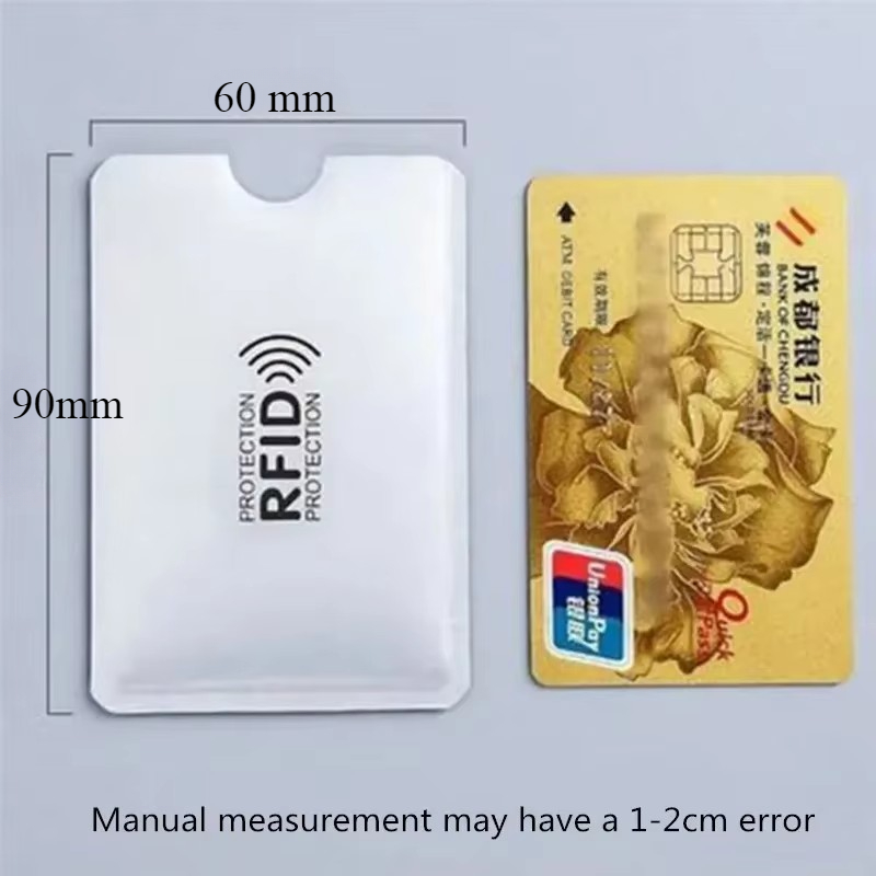 10 stücke Anti Rfid Kreditkarte Halfter Blockierung Leser sperren Blocker Bank Karten Schutz Abschirmung Tasche Bunte Anti-diebstahl karte fallen