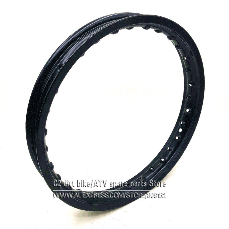 14 tuuman etu motocross 32 -puolaiset reiät pyörännapa ympyrän rengas 1.40 x 14 "metalliseos likapyörä pit -pyörälle ktm crf kayo bse apollo vanteet: Musta