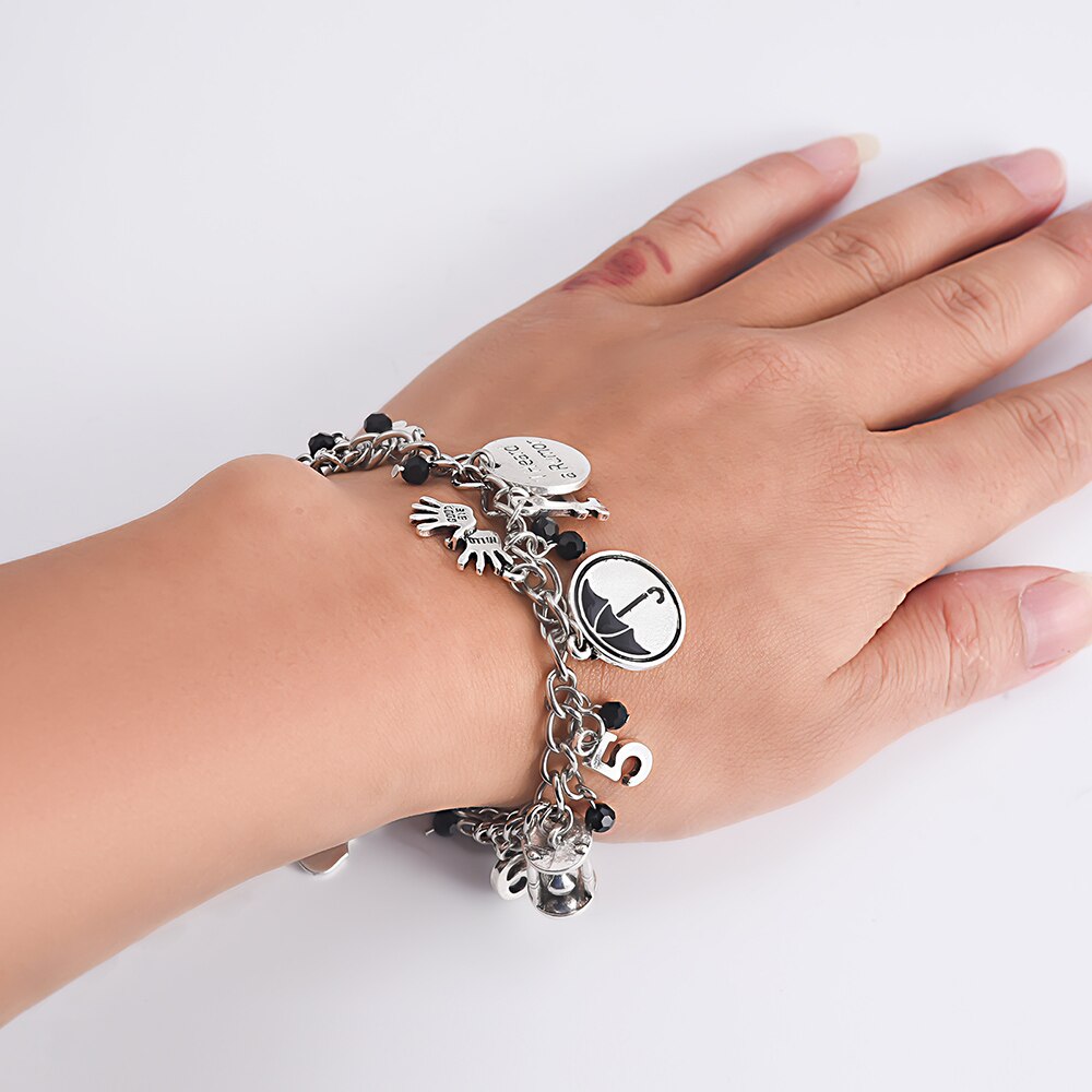 Harong Vrouwen Bedelarmband Paraplu Academy Trendy Sieraden Voor Paar Vriend Ketting Armbanden Nummer Paraplu Leuke Ghost Hanger