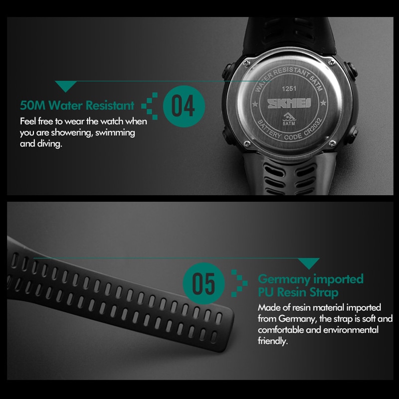 Fitness tracker aktiviteetti urheilu rannekello digitaalinen ranne vedenpitävä miesten urheilukello lähtölaskenta kello ulkokuntolaitteet