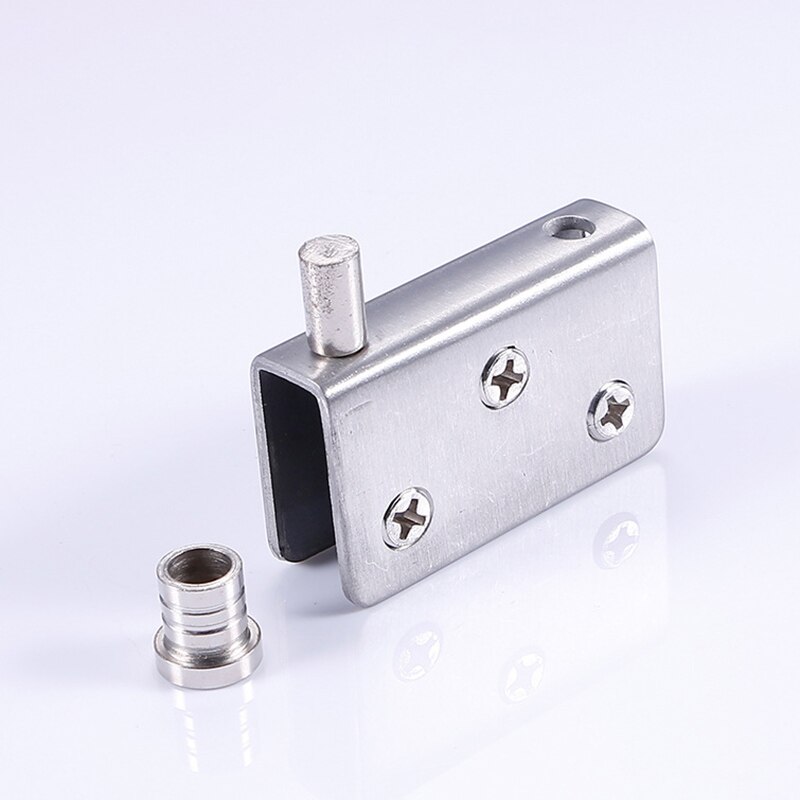 4pcs Rvs glas scharnieren voor 5-8mm/10-12mm Glazen Deur Glas Pivot klemmen Deur Scharnieren 4 maten