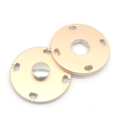 10pcs/lot gold black big head Metal Snap Fasteners Press Button for suit jacket clasp mink coat accessories DIY: matt gold709 / 18mm