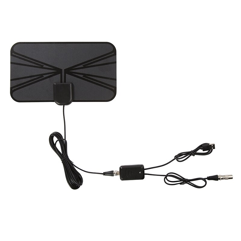 4K HDTV Antenna Digital Aerial Indoor Amplified Antenna 1080P TV HD Digital TV Antenna: Default Title