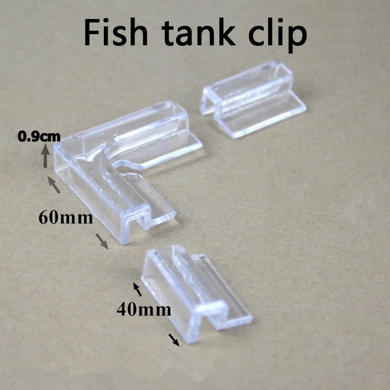 Aquarium Glas Bescherming Hoek Aquarium Tank Glas Cover Acryl Clip Sterke Ondersteuning Houder 5 Mm 6 Mm 10 Mm 12mm Glas 1 Pcs