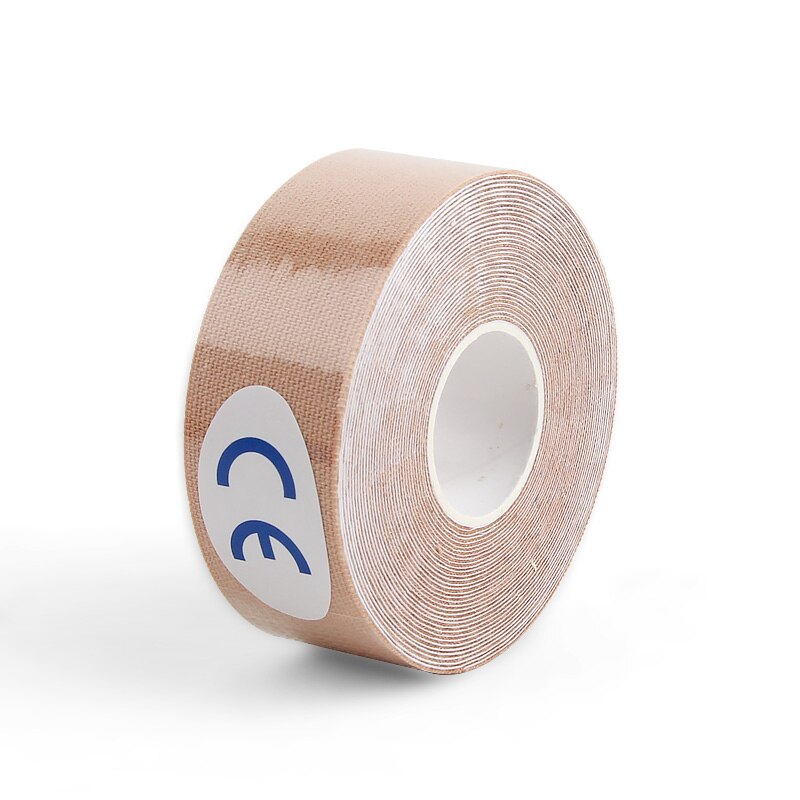 2.5cm x 5m kinesiologietape kinesiotape elastische katoenen kleefband sport spierpleister tape rekverband sticker: Bordeauxrood