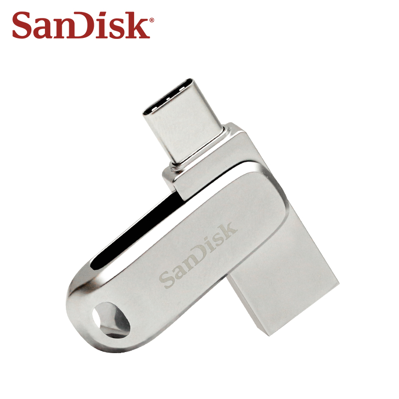 SanDisk Ultra Dual Drive USB Type-C Flash Drive dla iPhone 15 OTG USB 3.2 Pen Drive 32GB 64GB 128GB 256GB 512GB 1TB Metal U Disk
