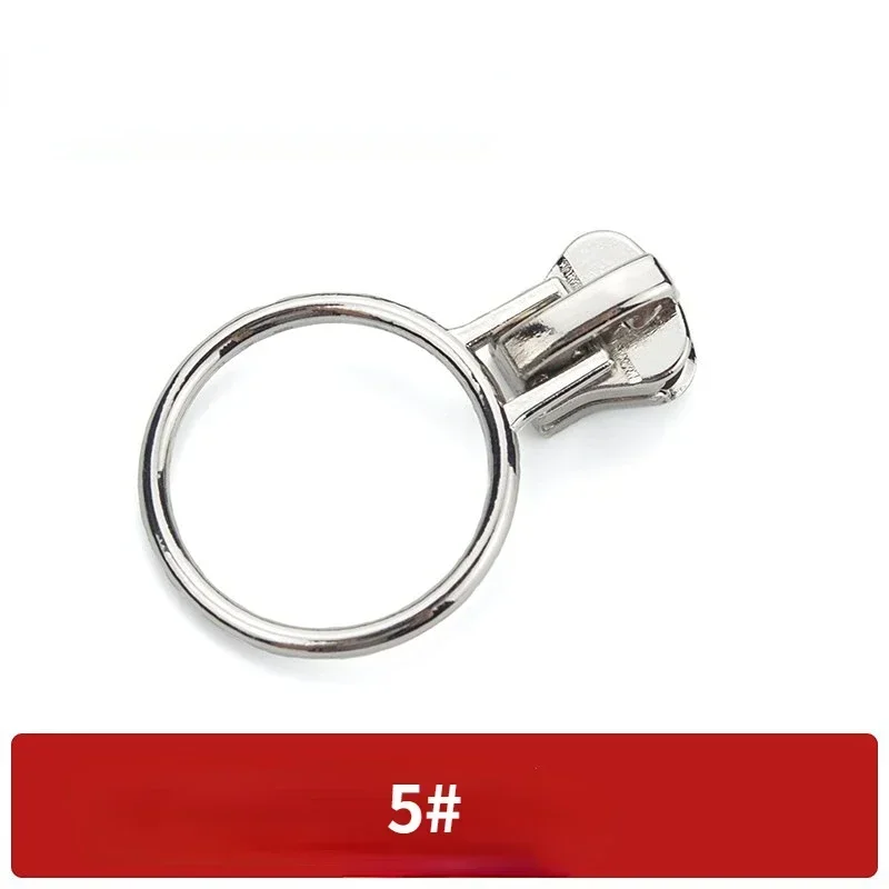 5 deslizadores de cremallera de metal para cremalleras de dientes de resina 3 # /5 # /8 # Accesorios negros de la cremallera de la ropa de los deslizadores de la cremallera del bloqueo auto: Latón