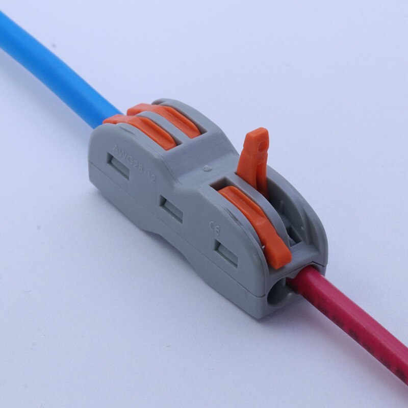 1PC SPL-2/3 Splitter Electronic Terminal Block Wire Connector Dual Conductor 2pin/3pin Cable Splice Adapter