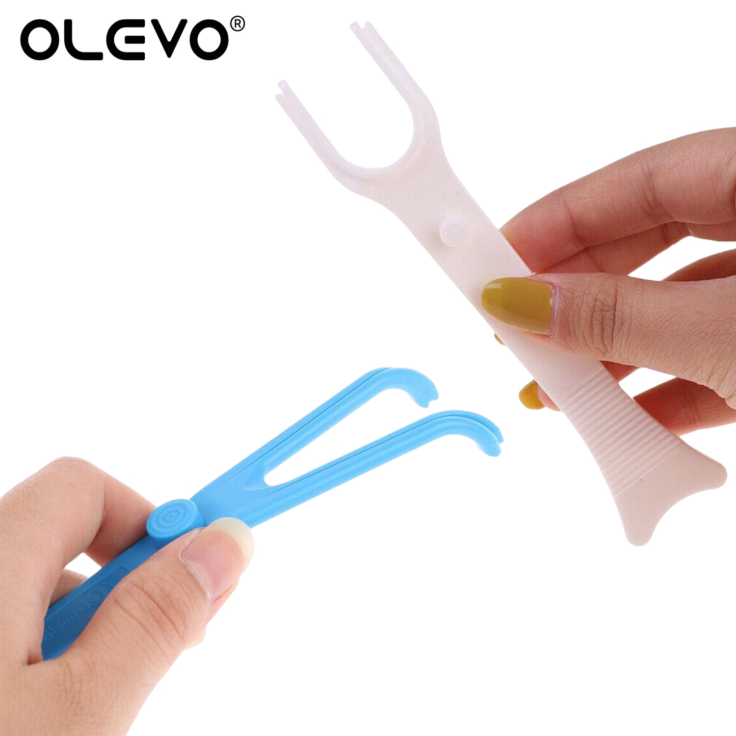1Pc Dental Floss Holder Aid Oral Hygiene Tooth Pick Holder Reusable for Interdental Teeth Cleaner Breath Fresh Oral Care Tools
