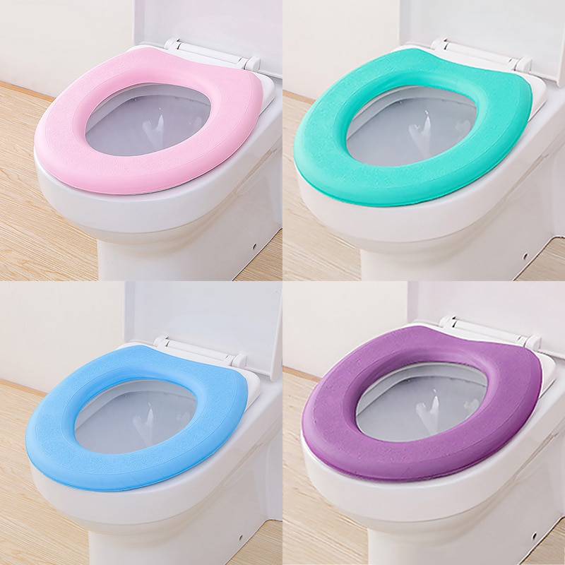1PC Waterproof Toilet Seat Covers Washable Soft EVA Bathroom Parts Toilet Seat Cushion Cover Pad Toilet Seat Cushion Home Decor