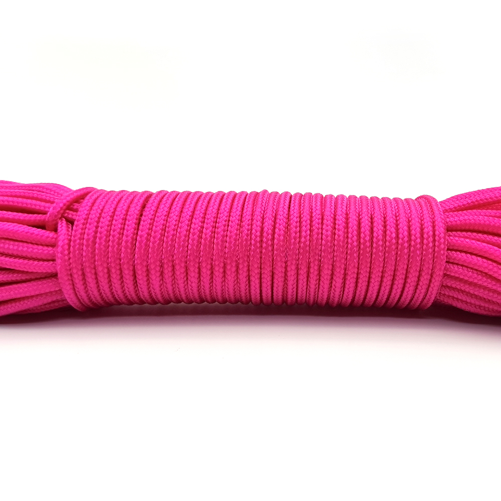 328ft 3mm solidna linka spadochronowa lina Mil Spec typ jeden Strand wspinaczka Camping sprzęt do survivalu Paracord: 12 / 100m