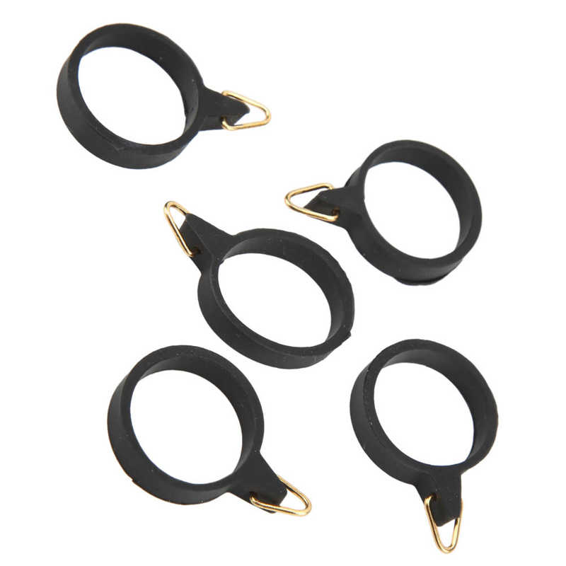 Fishing Rod Hook Holder Rubber Circle Lure Hook Keeper for Fisherman