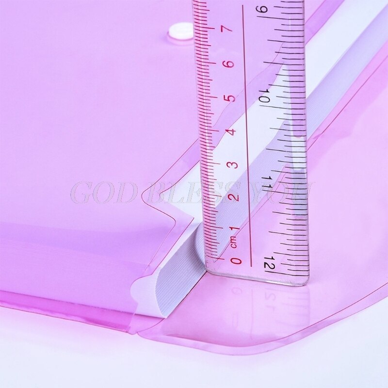 Plastic Envelopes Poly Envelopes, 10 Pack Clear Document Folders US Letter A4 Size File Envelopes with Label Pocket