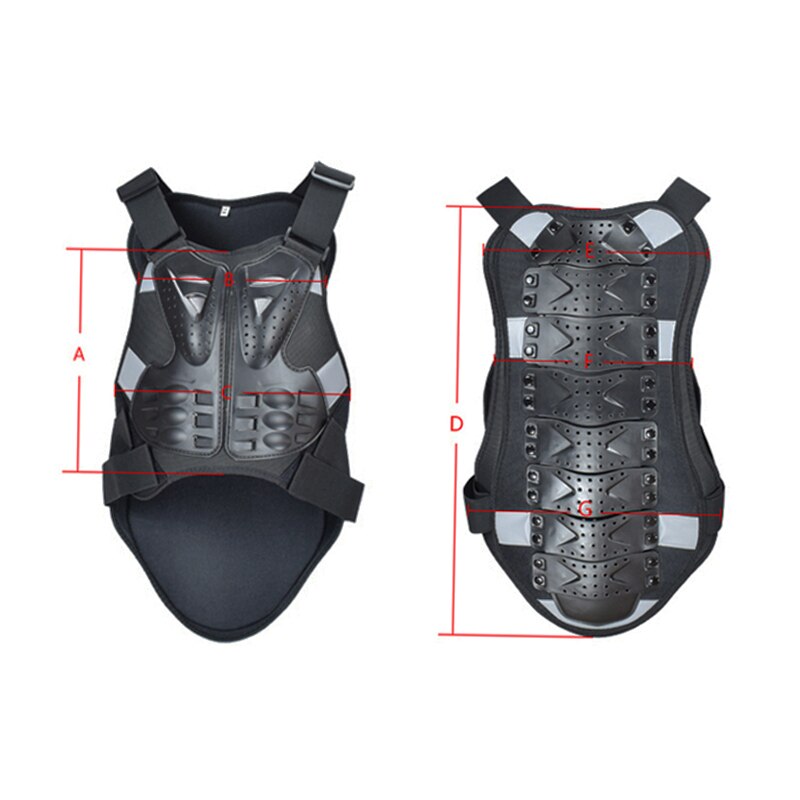 Motorcycle Vest Back Armor Back Support Moto Cross Motorbike Skiing Body Armour Protection Guard Men Protector Clothing