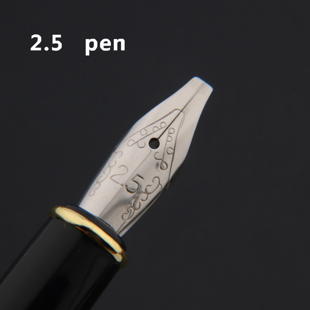 metal parallel Fountain Pen red golden 388 copperplate calligraphy Gothic art body art Flat Stationery Office school supplies: 2.5 pen
