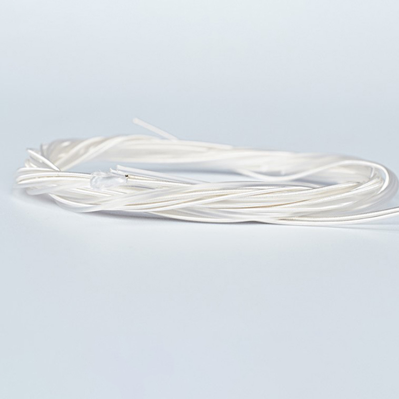 Jeu de cordes JEClear classiques, cordes plaquées, super légères, nylon et argent, 6 pièces