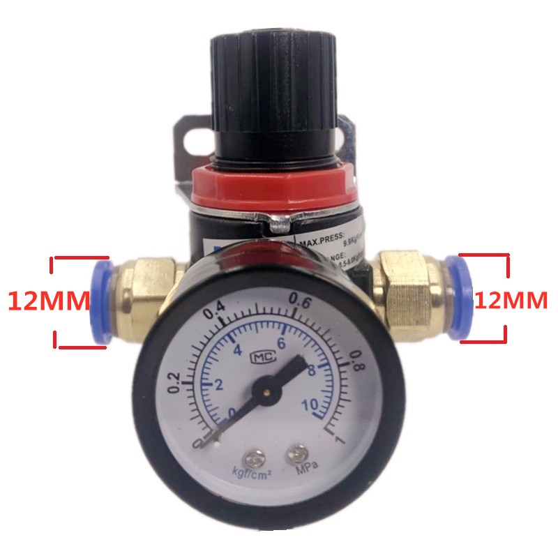 Ar2000 g1/4 '' tryckreglerventil för luftreglering med kompressor: Ar2000 12mm passande