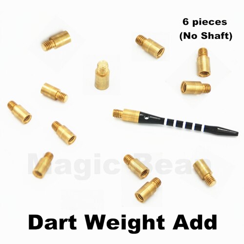 6pcs 1.5 grams Dart weight add tools Accessories 2BA thread: Default Title