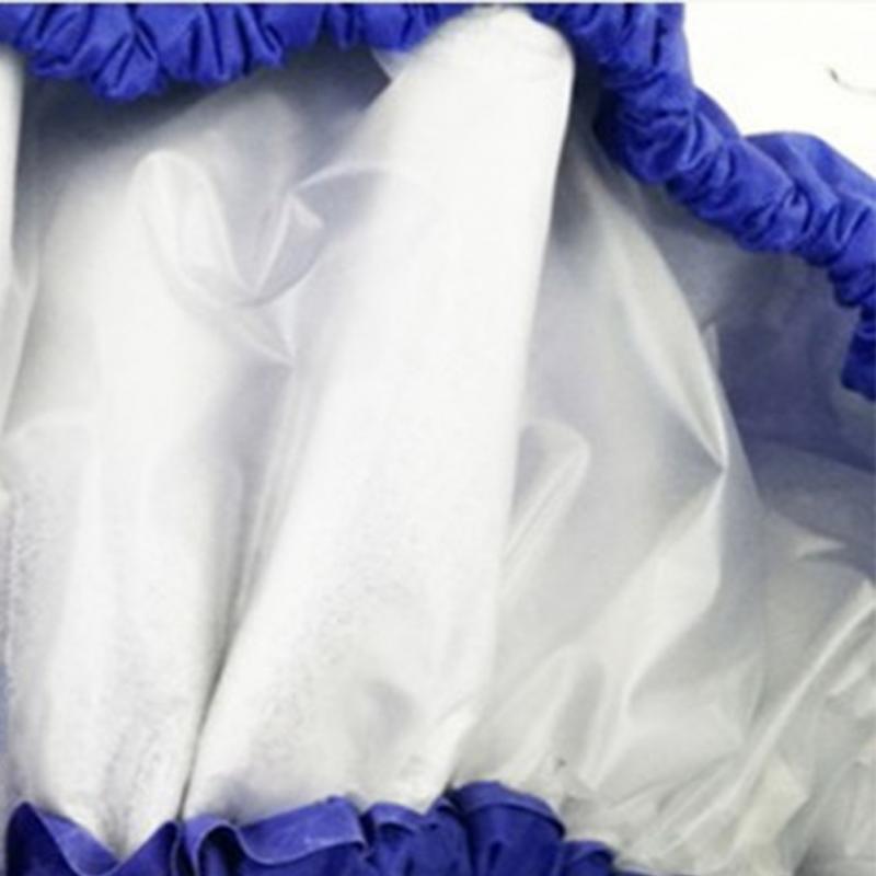 Novo ao ar livre impermeável removível trampolim capa 3 camada de segurança absorvente de choque almofada azul oxford pano pe material ambiental