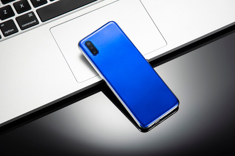 Ultradunne mini-mobiele telefoon  i8 gsm 2g- toets studentenkaart mobiele telefoon geen internet goedkoop: Voeg 4g tf-kaarten toe / Blauw