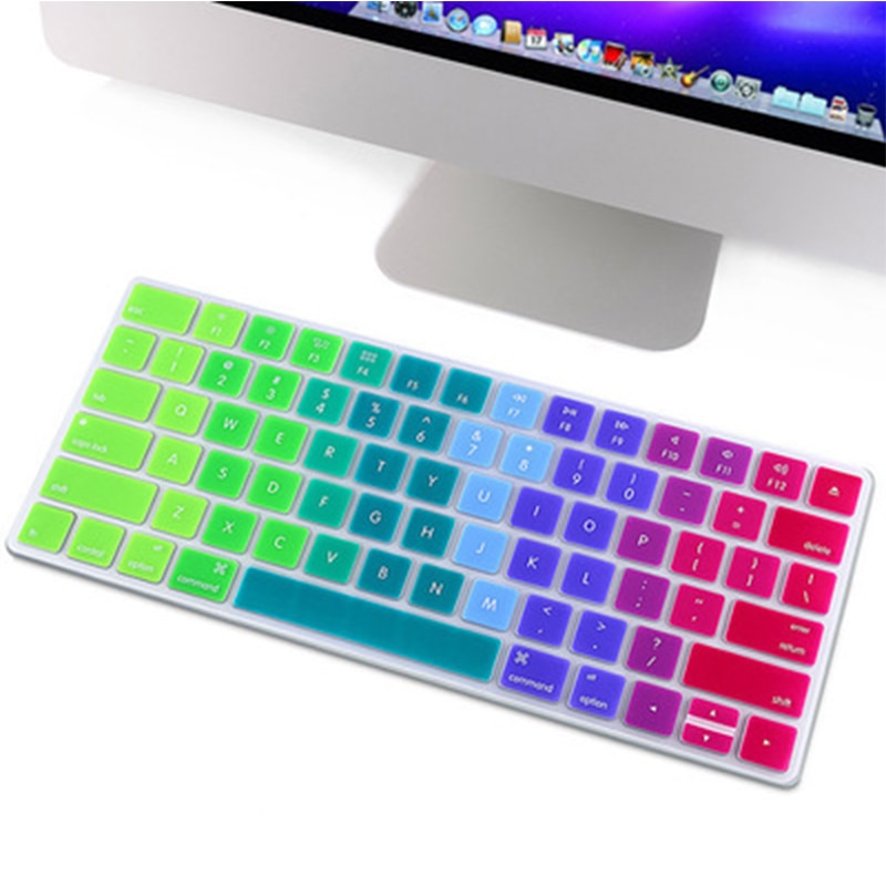 Desktop PC for Apple Bluetooth Wireless keybord MLA22LL/ A1644 A1314 IMAC Keyboard cover Protector Silicone Cover US/EU Version