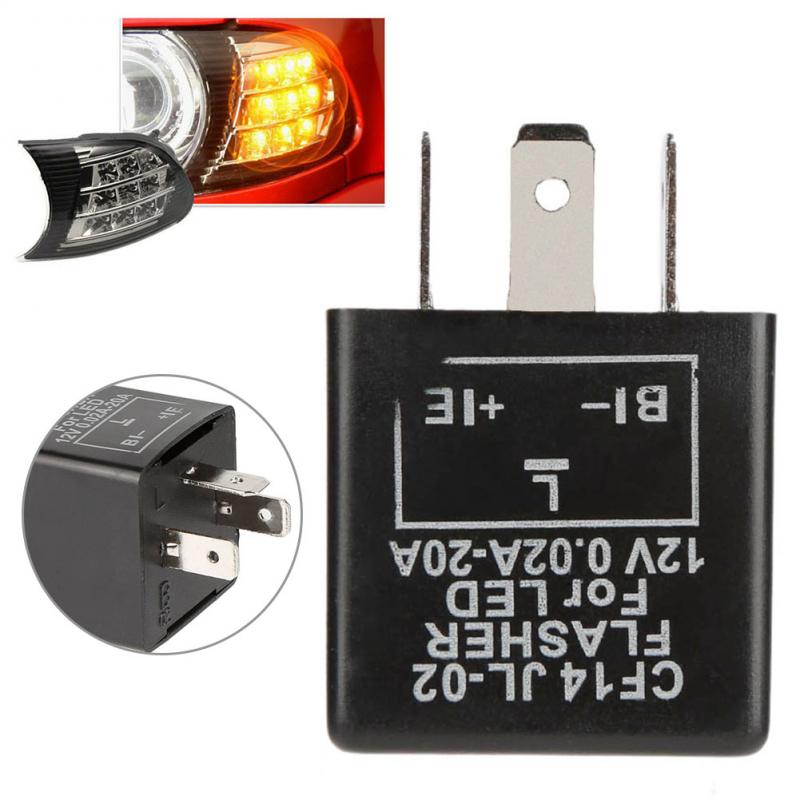 12V 3 Pin LED Flasher CF-14 JL-02 Flasher Blinker Relay For Turn Signal Indicator Motorcycle Moto Switches