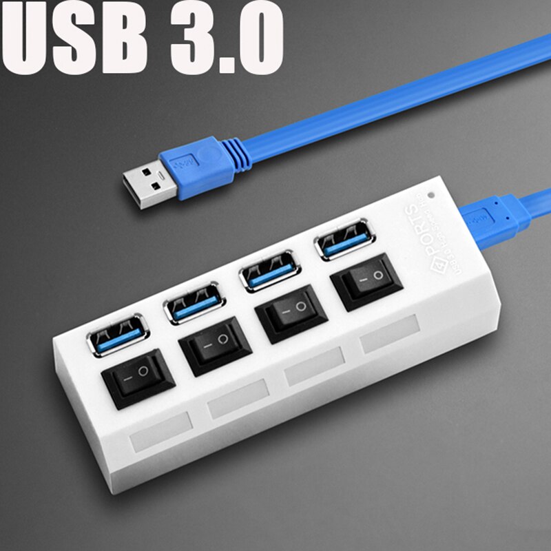 Usb-keskitin 3.0 moniporttinen usb-portti 3/4/7 porttia 2.0 keskitin usb nopea hab-sovitin usb-jakaja tietokoneelle tietokonetarvikkeet