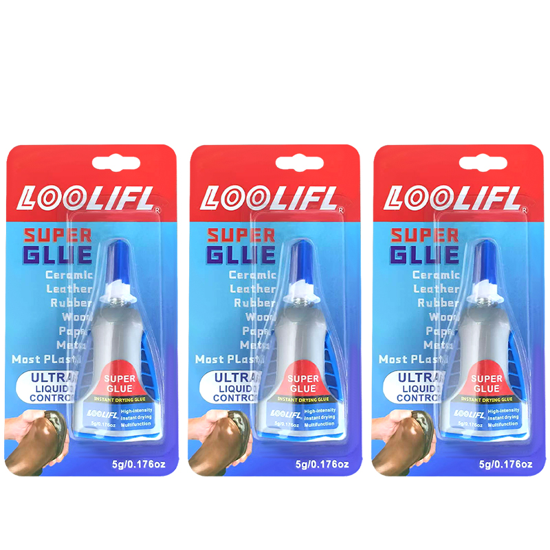 LOOLIFL Super Glue, 0.176 oz, Clear: Transparent