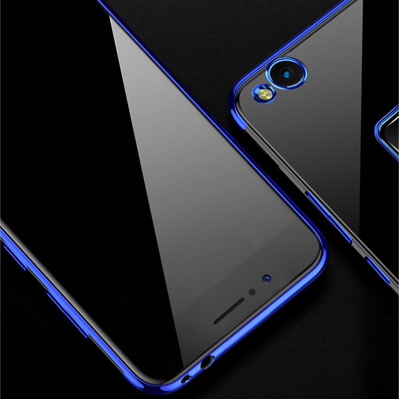 For Huawei P10 Lite Case Bumper P 10 Lite Cover Luxury Soft Silicone Transparent Platint Clear Cover For Huawei P10 Lite Case