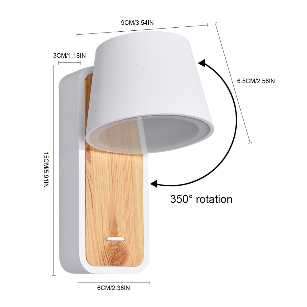 Artpad nordisch Holz Zauberstab Licht Kreative Lampe nacht Zauberstab Lampe Wohnzimmer Veranda Flur Dekor Lichter Weiß AC100-240V