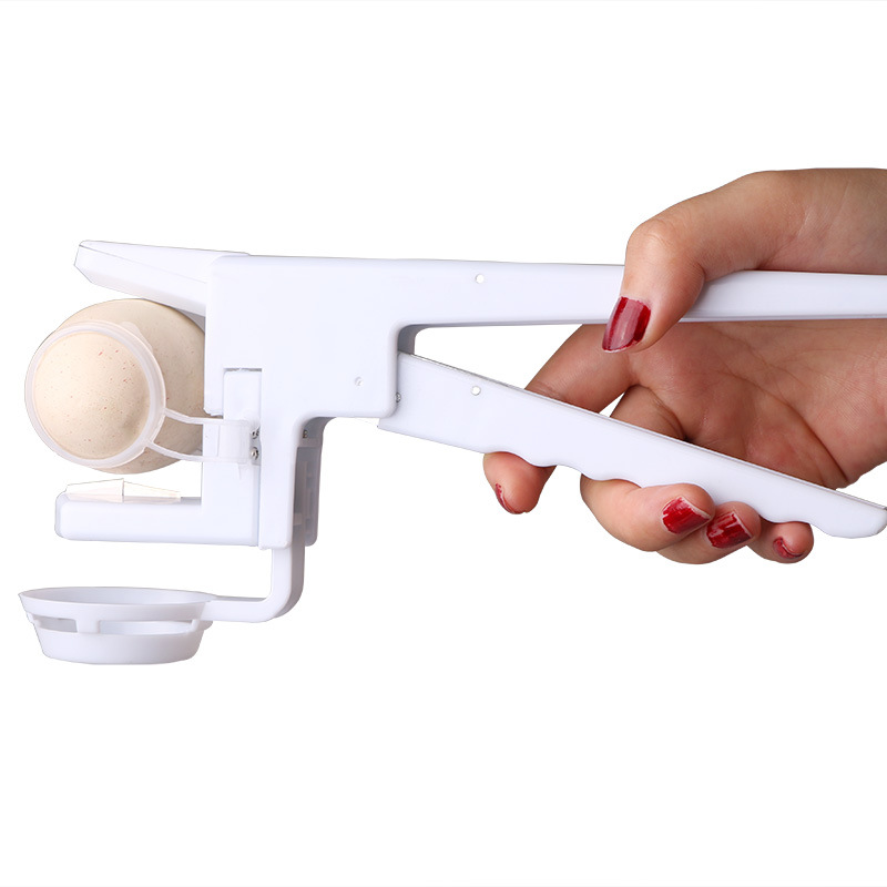 Plast handhållen ez cracker ägg cracker separator ägg hem restaurang kök gadget ägg verktyg