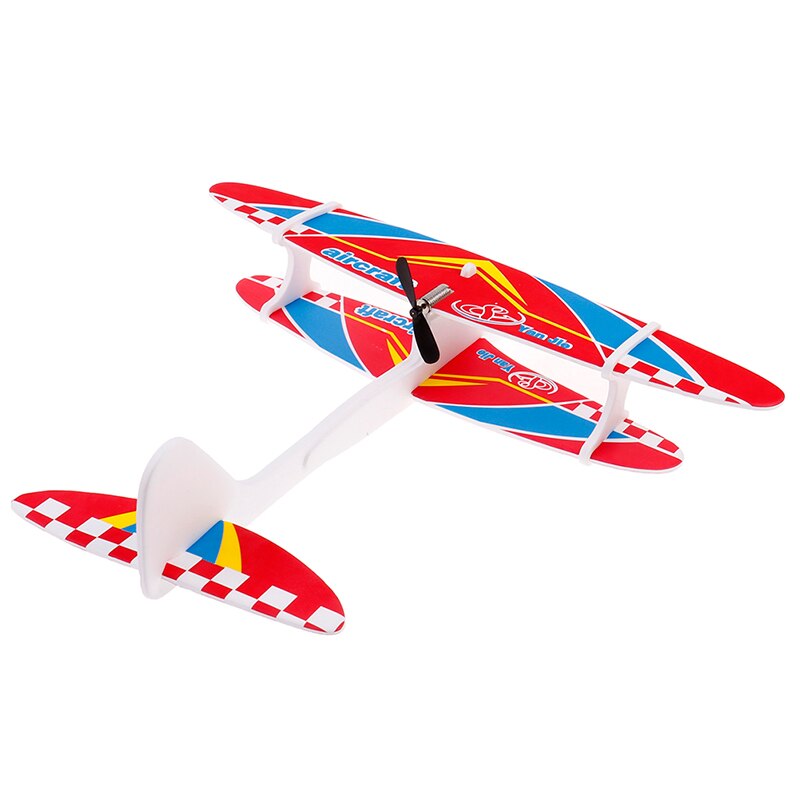 Educational Toys Aircraft Inertial Foam Outdoor Toy EVA Toy Plane Model Airplanes Capacitor Electric Hand Launch Throwing Glider: Default Title