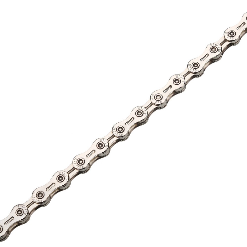 Mtb terrengsykkel sykkel sykling 10 hastighet 116 uthult stålkjede variabel hastighet kjede hul variabel hastighet kjede: Sølv